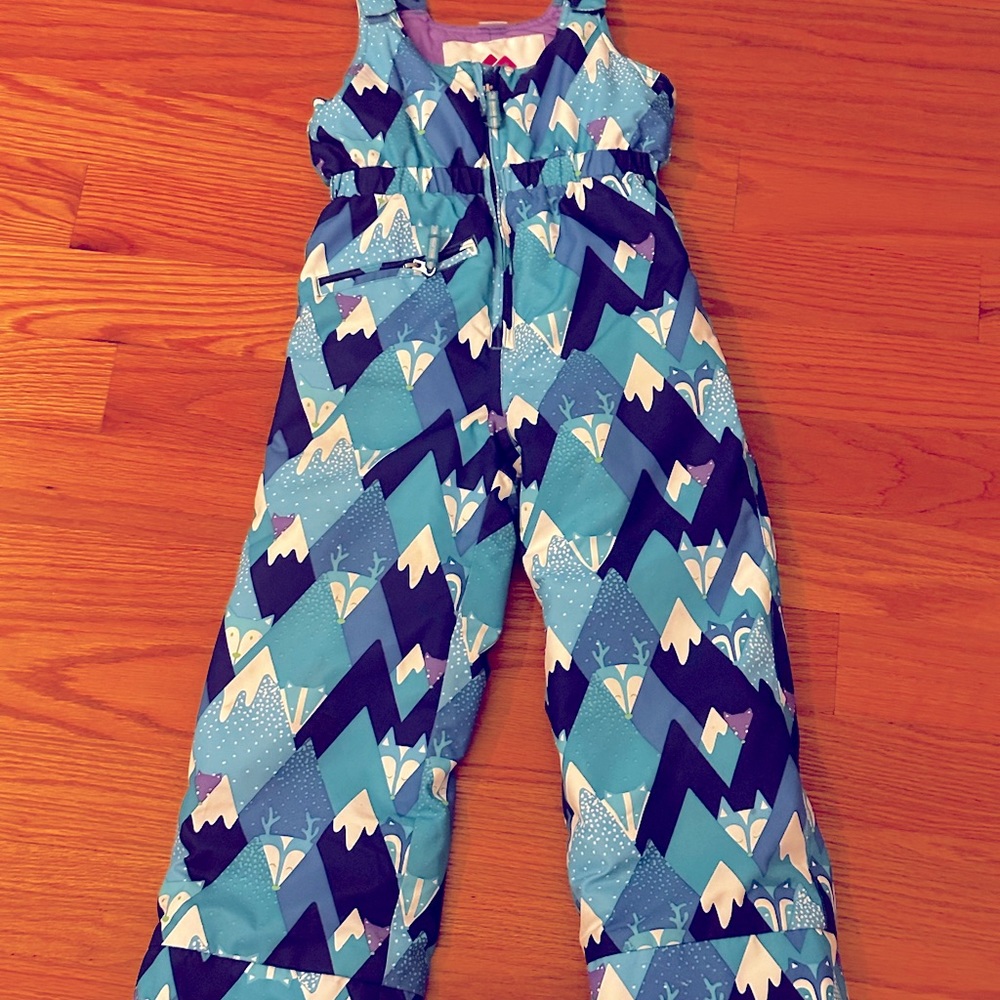 Girls size 6 Obermeyer snow bib